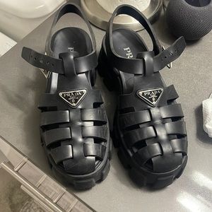 Prada Rubber Sandals